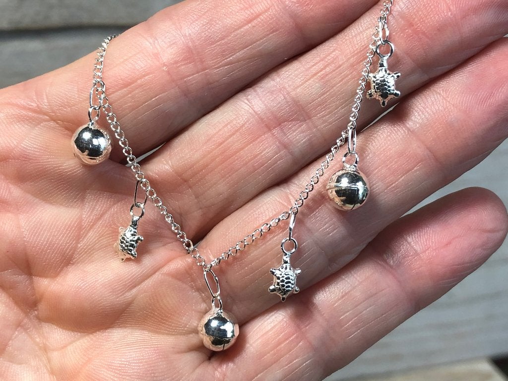 Echt Ziveren Armbandje met Schildpad Bedels, Verzenden, Info@toas.nl, Nieuw, De Vlonder 219-i  Boekel