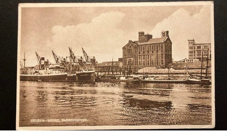 VELSEN  NOORD  Papierfabriek Van Gelder, Ophalen of Verzenden, 1920 tot 1940, Noord-Holland