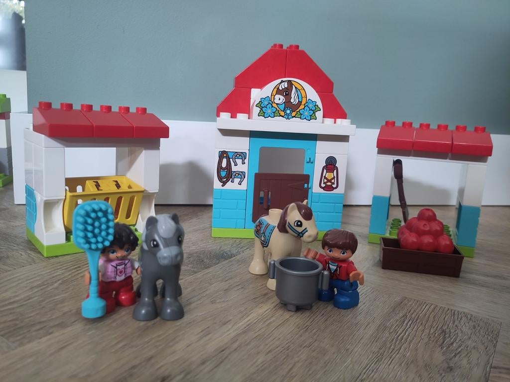 Lego Duplo 10868 ponystal, Ophalen of Verzenden, Zo goed als nieuw, Duplo