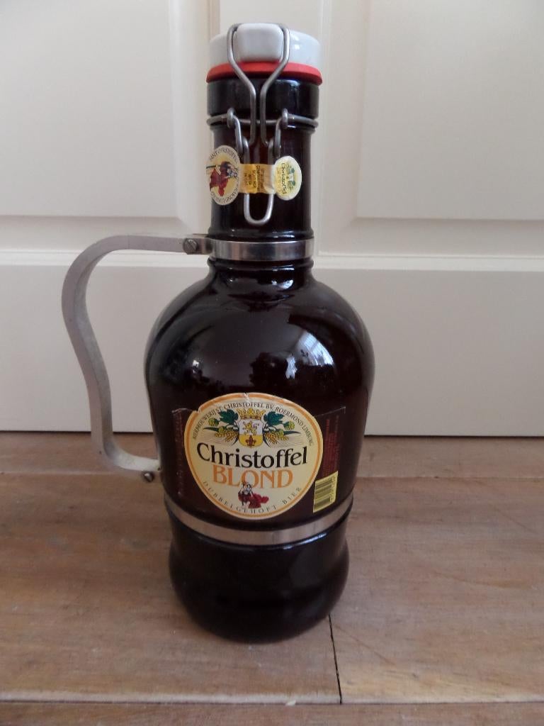 christoffel blond bierfles 2 liter, Ophalen, Nieuw, Flesje(s), Overige merken