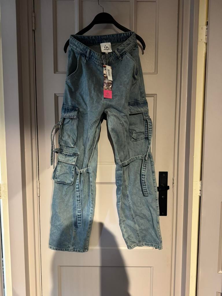 La sisters broek s, Kleding | Dames, Ophalen of Verzenden, Nieuw, Blauw, W28 - W29 (confectie 36)