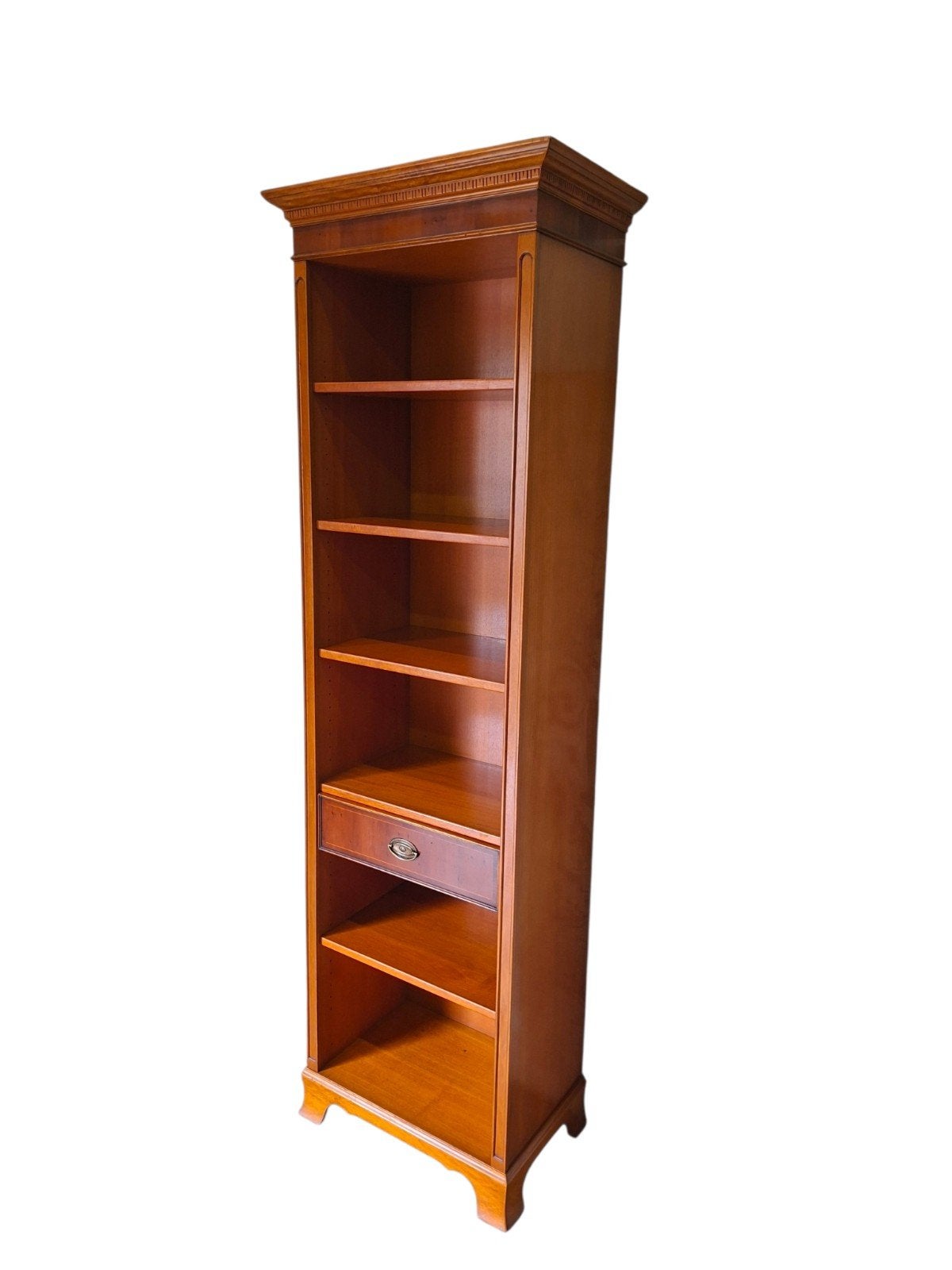 Klassieke Heldense boekenkast, klein gaatje in achterwand, Ophalen of Verzenden, 25 tot 50 cm