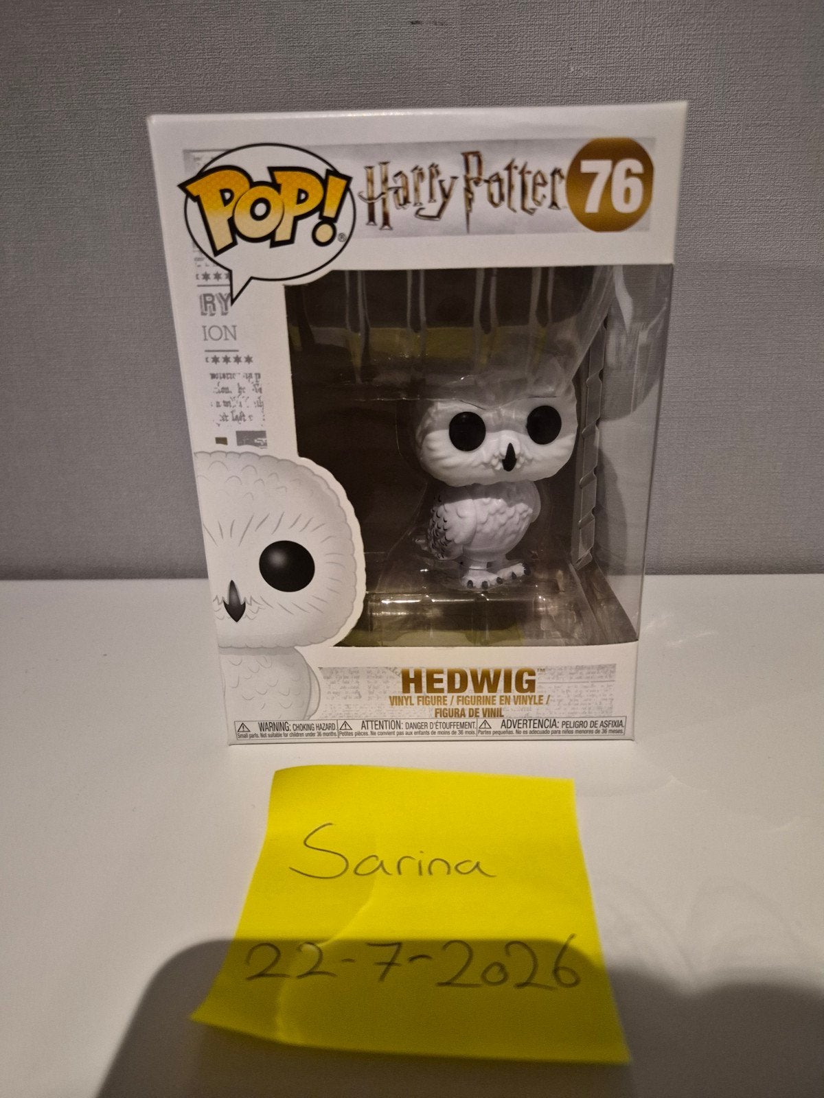 Harry potter funko pop hedwig 76, Verzenden, Zo goed als nieuw, Actiefiguurtje