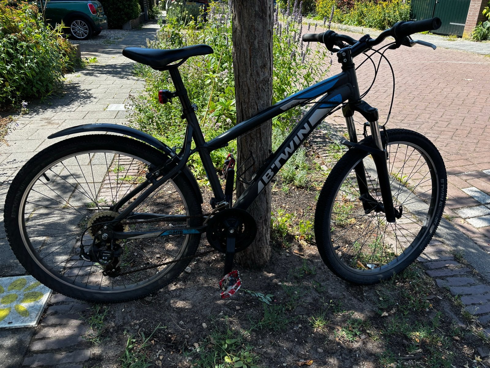 B'Twin Rockrider 340 Mountainbike - 36 inch, Hardtail, 49 tot 53 cm, Zo goed als nieuw, Ophalen