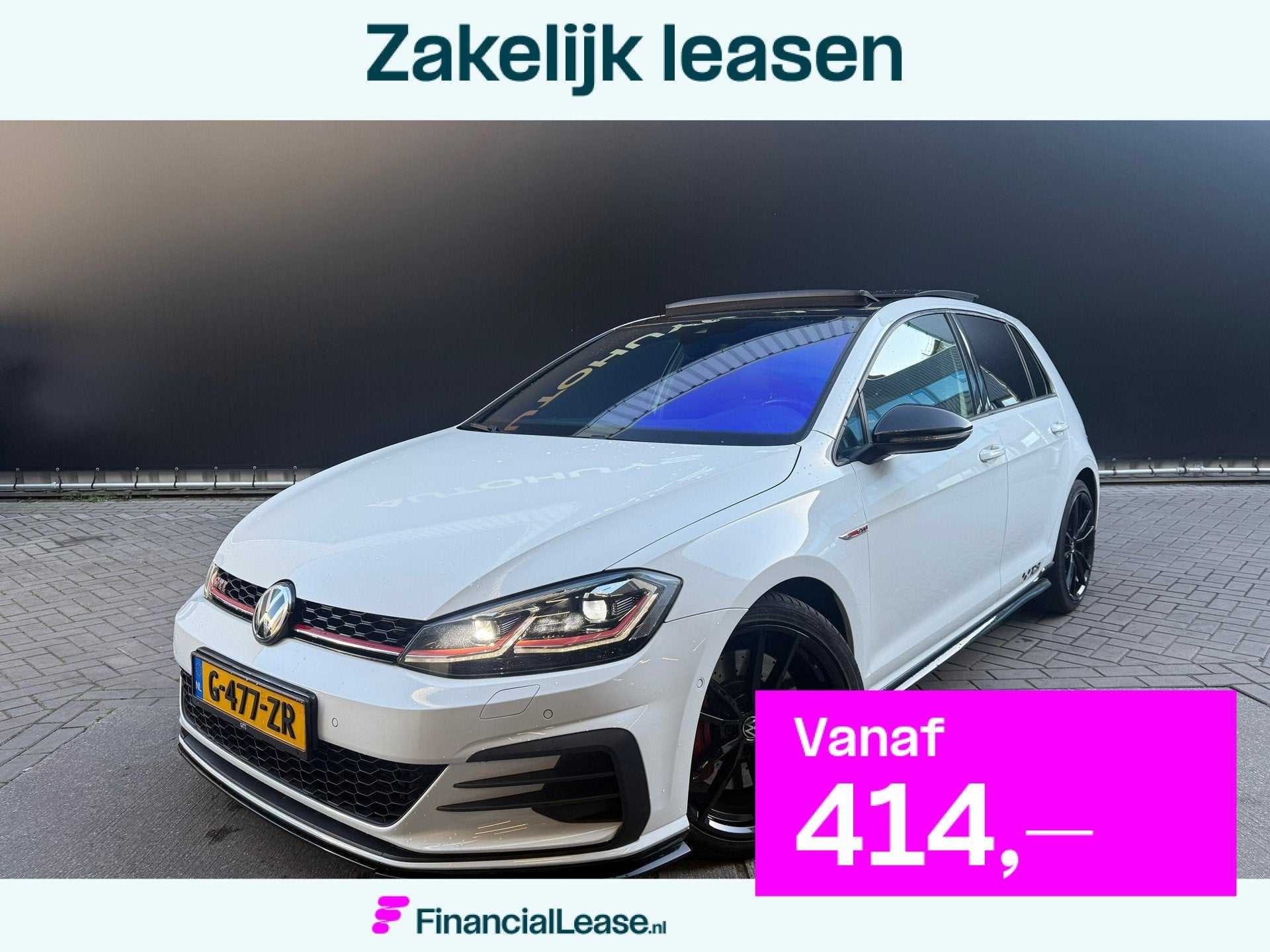 Volkswagen Golf 2.0 TSI GTI TCR Sterhemel Pano Acc Keyless V, Gebruikt, 4 cilinders, 1984 cc, Wit