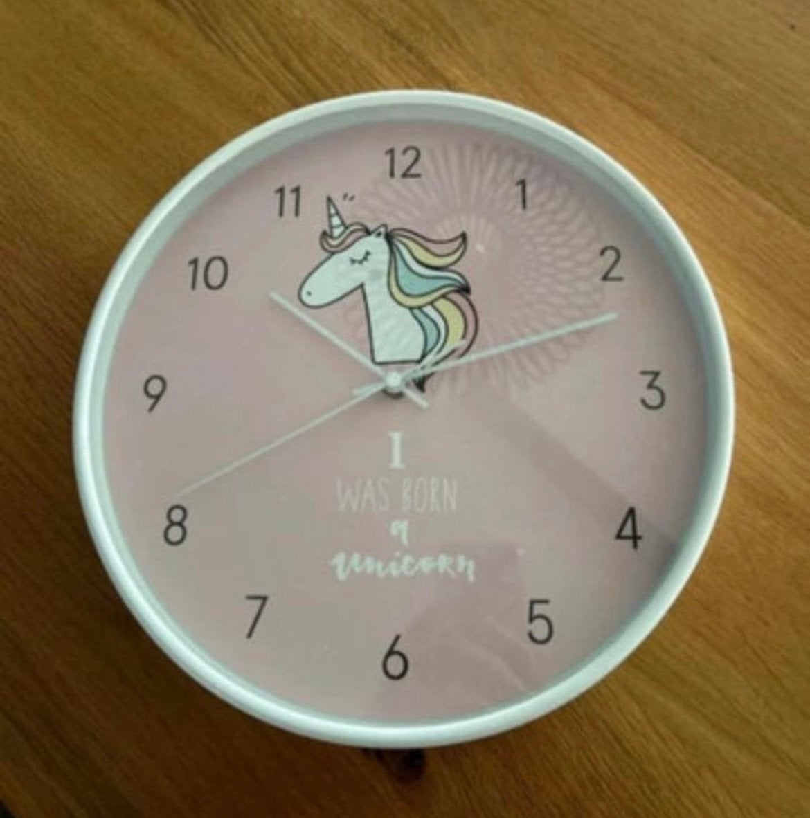 Klok unicorn, Ophalen of Verzenden, Zo goed als nieuw
