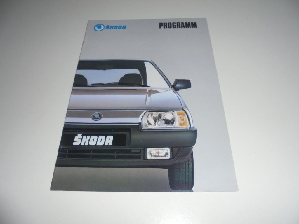 brochure Skoda Modellprogramm, Ophalen of Verzenden, Zo goed als nieuw, Overige merken