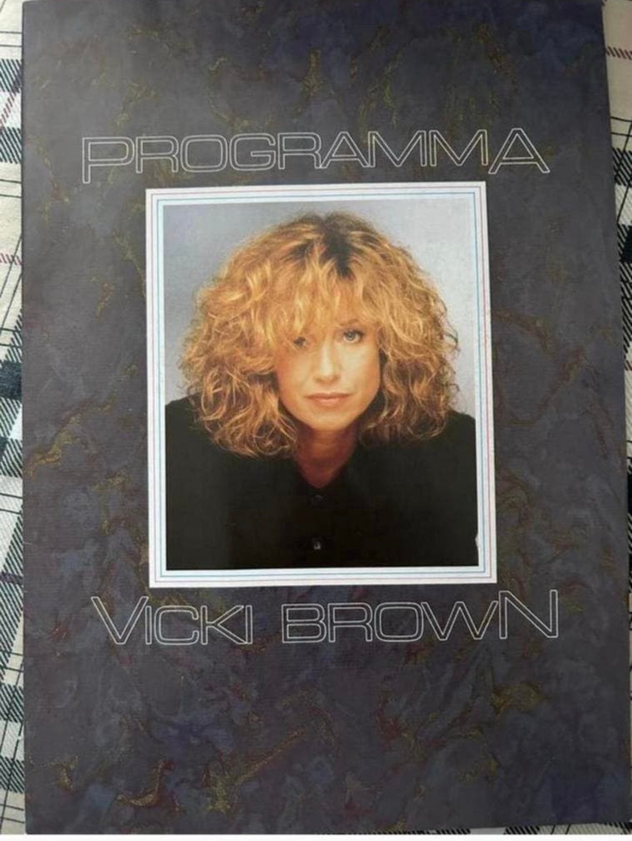 Vicki Brown Programmaboekje Met Handtekening, Ophalen of Verzenden, Zo goed als nieuw