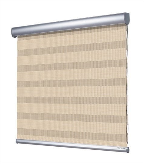 Duo rolgordijnen, Overige merken, Duo rolgordijn, Beige, Nieuw