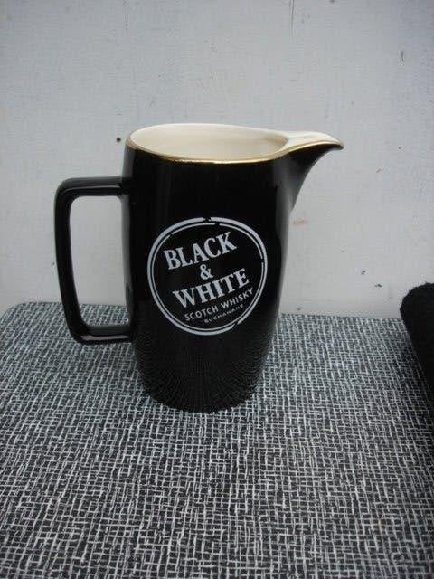 Whisky-kan / waterkan Black en White en fles BOLTON'S whisky, Ophalen of Verzenden, Gebruikt, Gebruiksvoorwerp