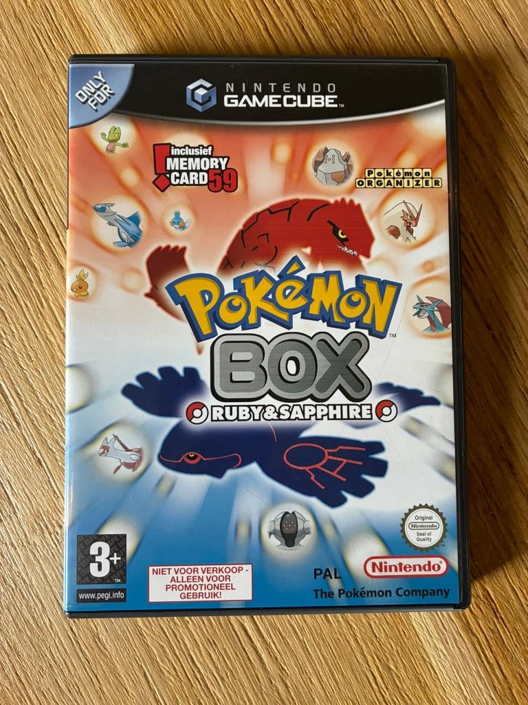 Pokemon Box Ruby & Sapphire, Spelcomputers en Games, Games | Nintendo GameCube, 1 speler, Zo goed als nieuw, Vanaf 3 jaar, Ophalen
