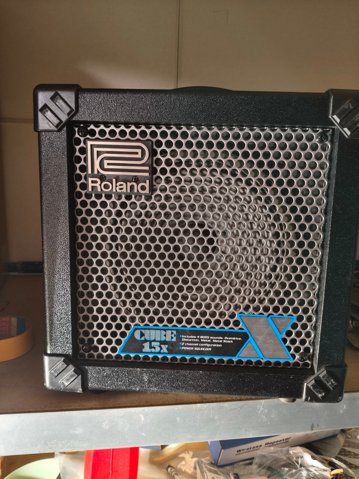 Roland Cube-15X Gitaarversterker - Compact en Krachtig, Ophalen of Verzenden, Gebruikt, Gitaar, Minder dan 50 watt