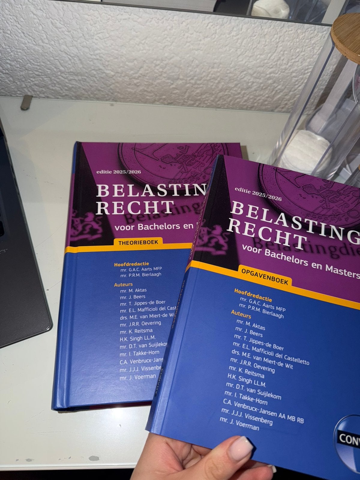 Belasting recht theorieboek+opgavenboek, Ophalen, Zo goed als nieuw, Overige niveaus, Nederlands