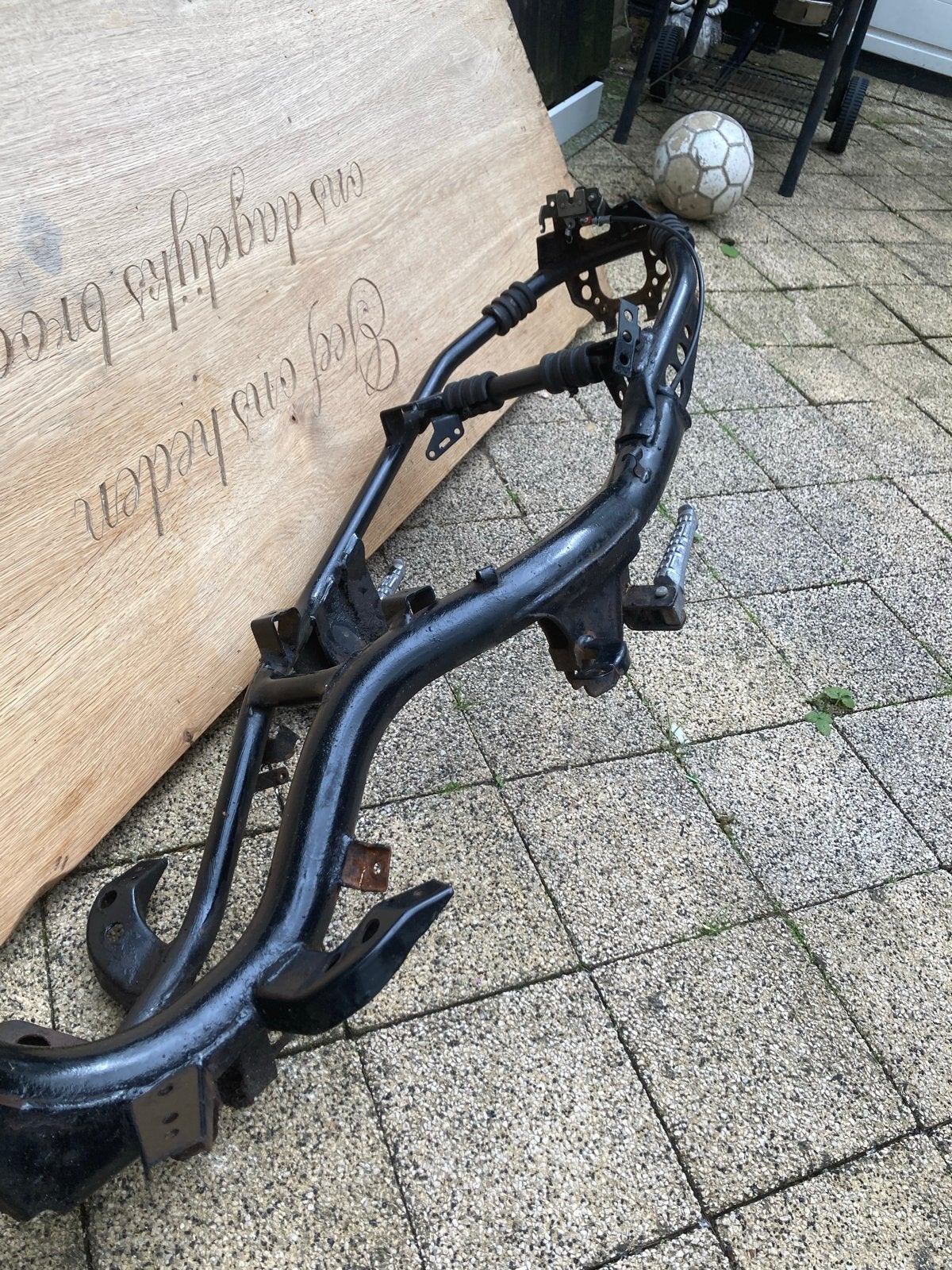 Yamaha Jog Frame - Gebruikt, Fietsen en Brommers, Brommeronderdelen | Scooters, Ophalen of Verzenden, Gebruikt, Frame, Yamaha