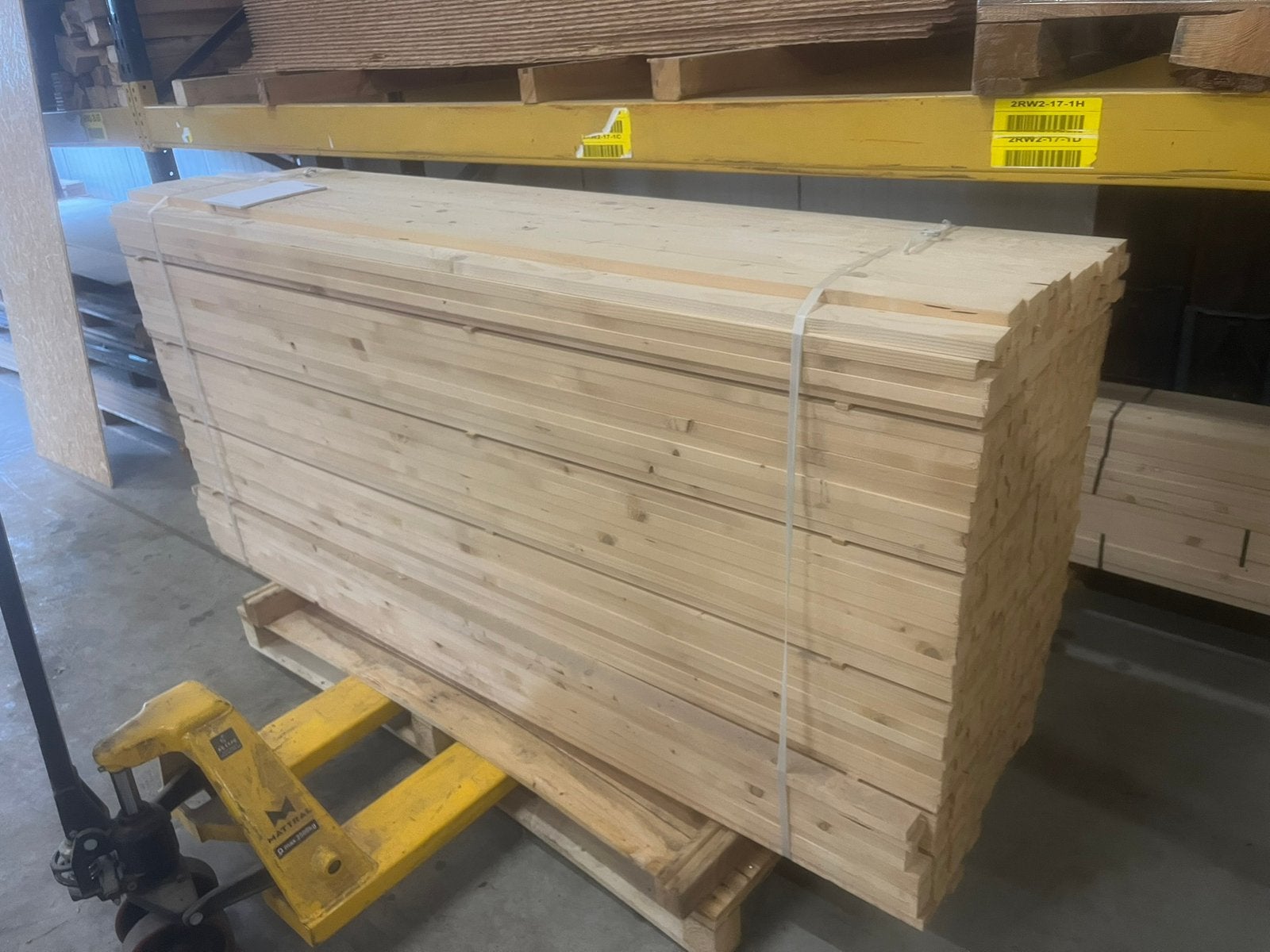Partij panlatten 464 stuks 205 x 4,8 x 2, Ophalen, Zo goed als nieuw, Minder dan 180 cm, Palen