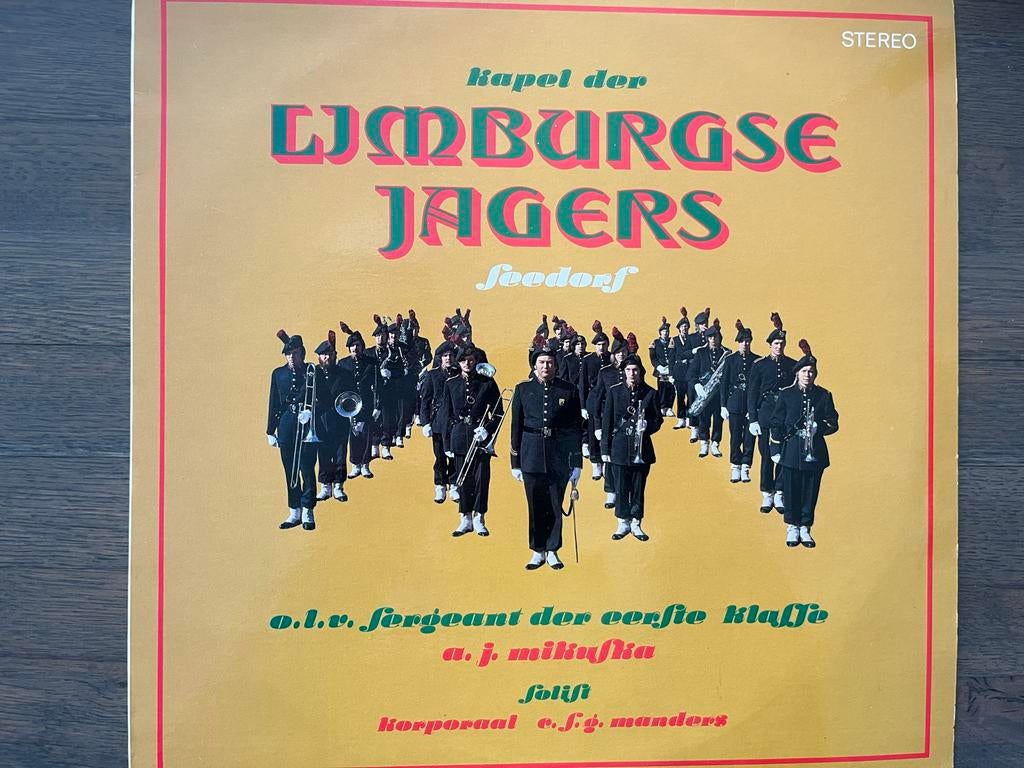 Kapel der Limburgse Jagers Seedorf LP, Ophalen of Verzenden, Gebruikt, 12 inch