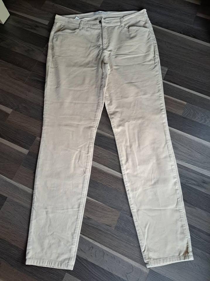 Brax velours, fluweel broek, mt 42, stretch (US 32/32), Overige kleuren, Maat 42/44 (L), Zo goed als nieuw, Lang