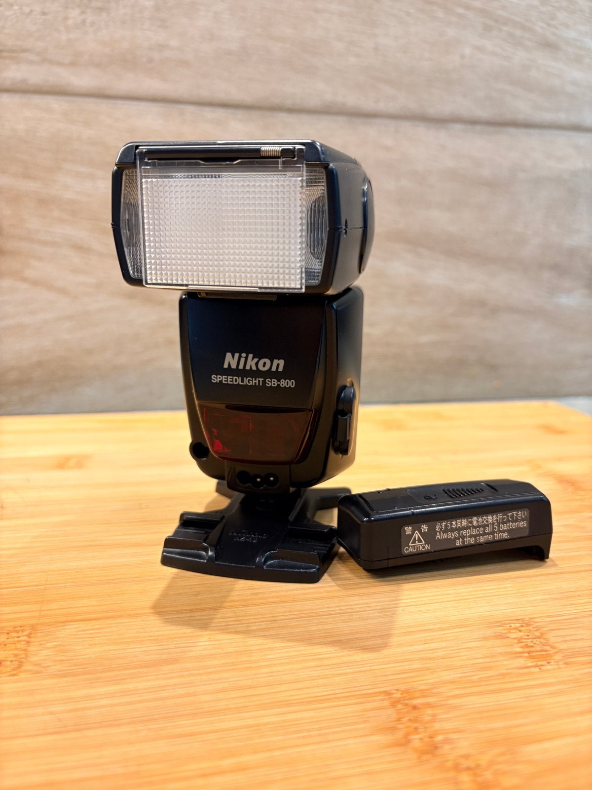 Nikon Speedlight SB-800 flitser met accessoires, Ophalen, Gebruikt, Nikon, Kantelbaar