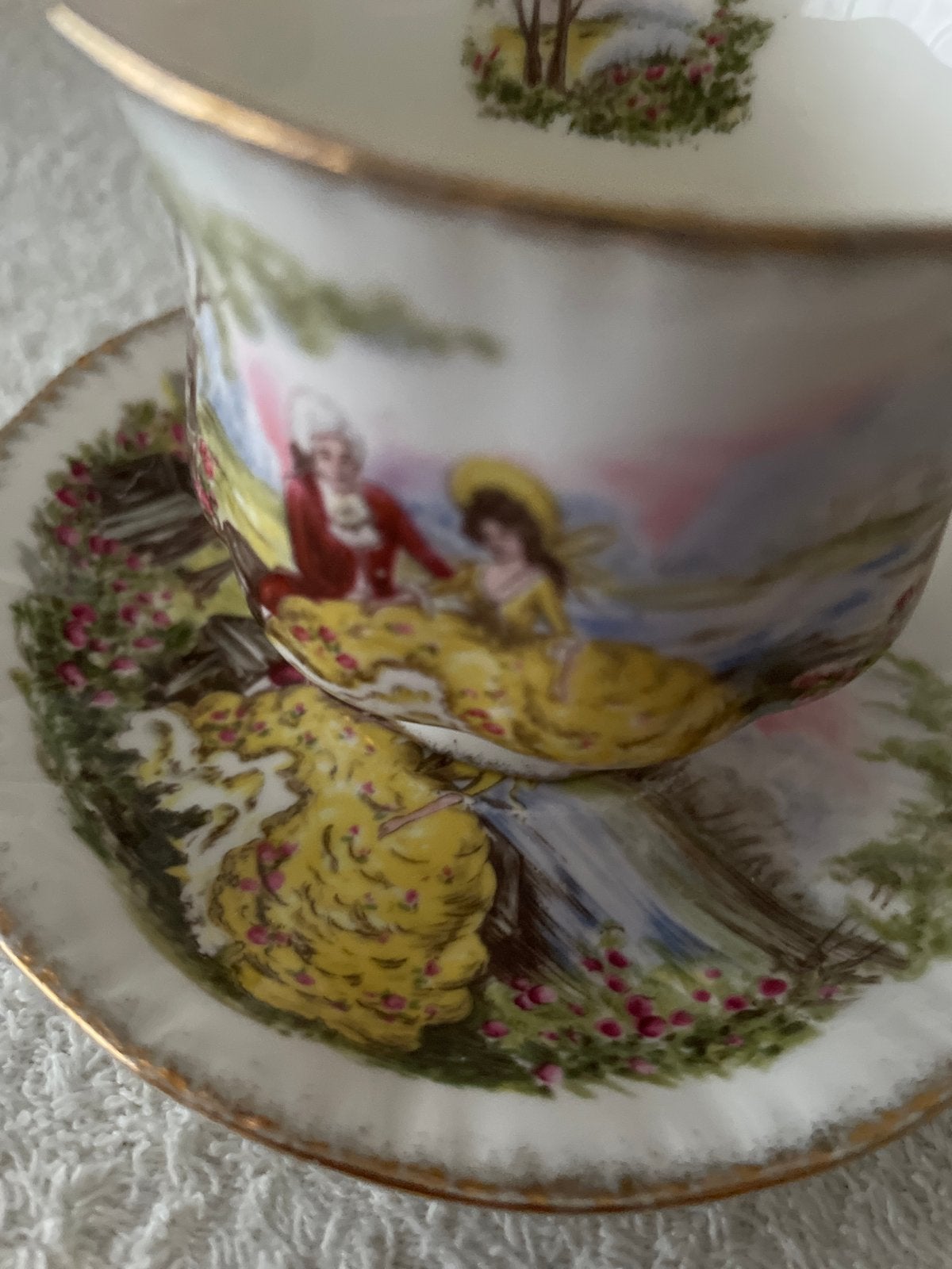 Vintage Paragon Marlborough The Lovers kop en schotel, Ophalen of Verzenden
