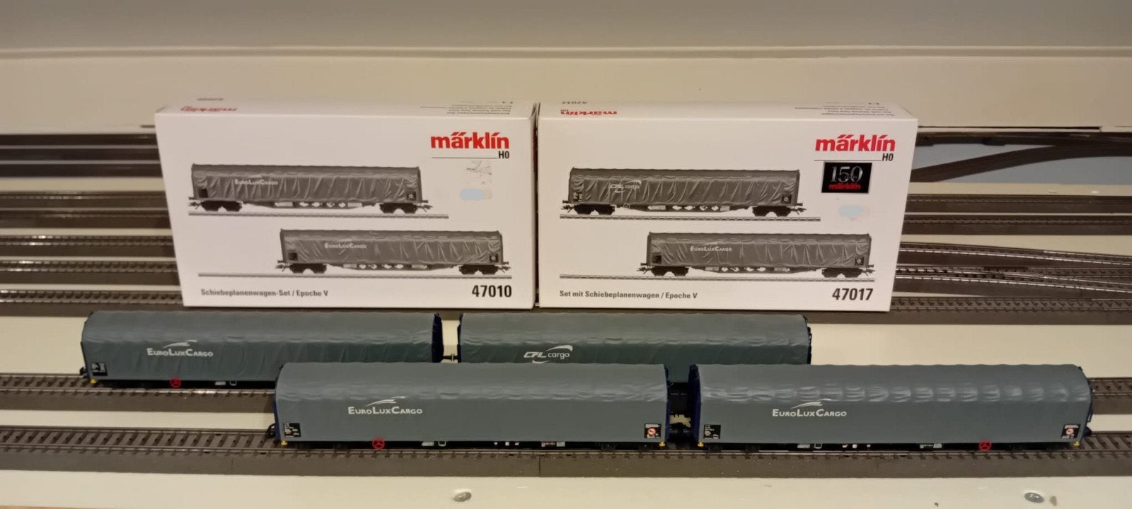 Marklin schuifhuifwagens rongenwagens, Wisselstroom, Wagon, Ophalen of Verzenden, Zo goed als nieuw