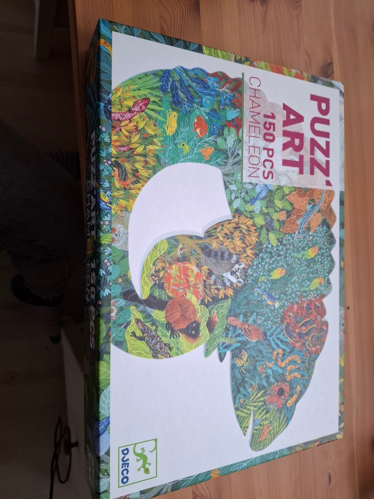 ZGAN Djeco Puzzel Art Kameleon 150 stukjes, Ophalen, Zo goed als nieuw