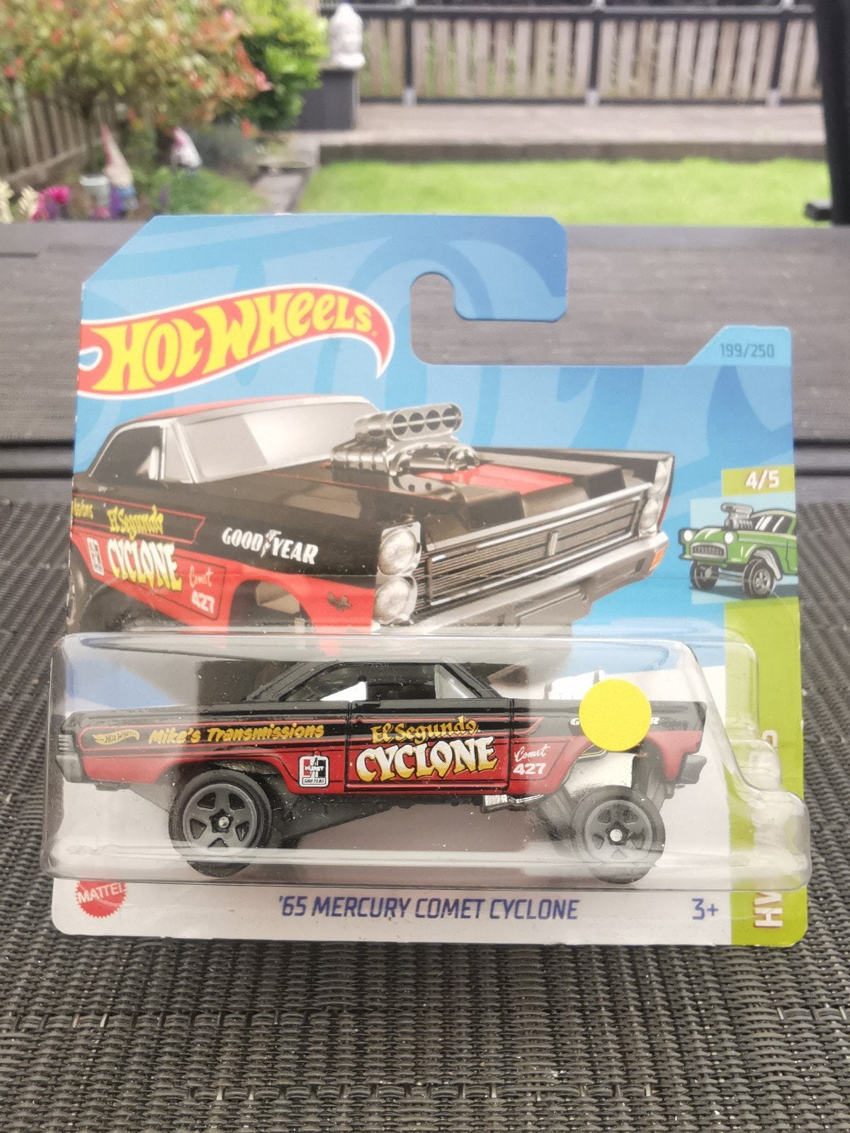 HotWheels '65 Mercury Comet Cyclone zwart, Ophalen of Verzenden, Nieuw, Auto