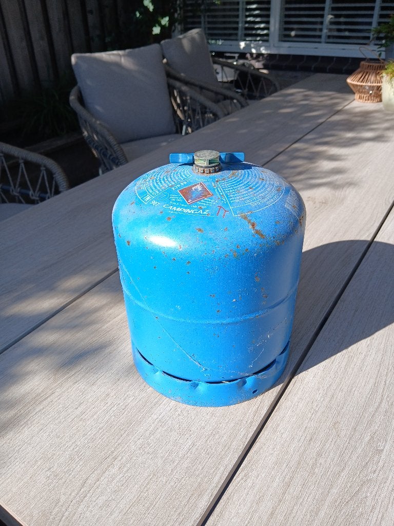 Gasfles, Caravans en Kamperen, Kampeeraccessoires, Ophalen, Gebruikt
