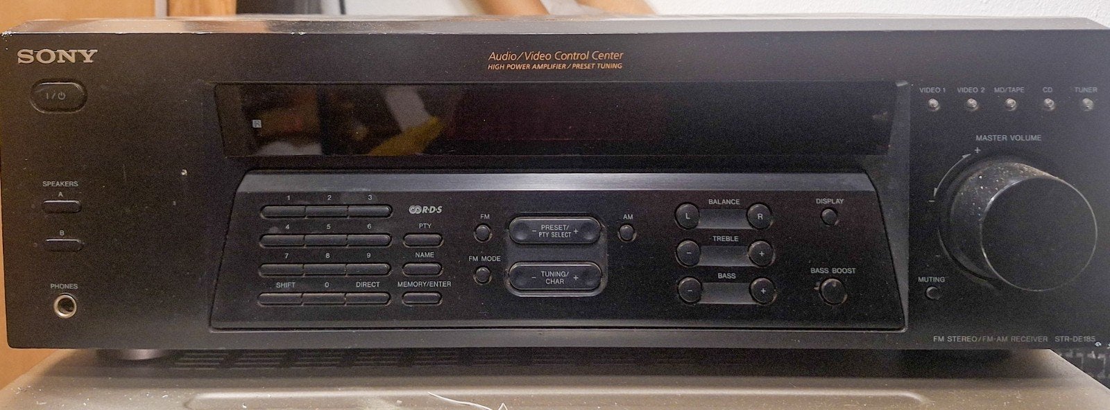 SONY STR-DE185 Reciever, Audio, Tv en Foto, Tuners, Ophalen of Verzenden, Gebruikt, Analoog
