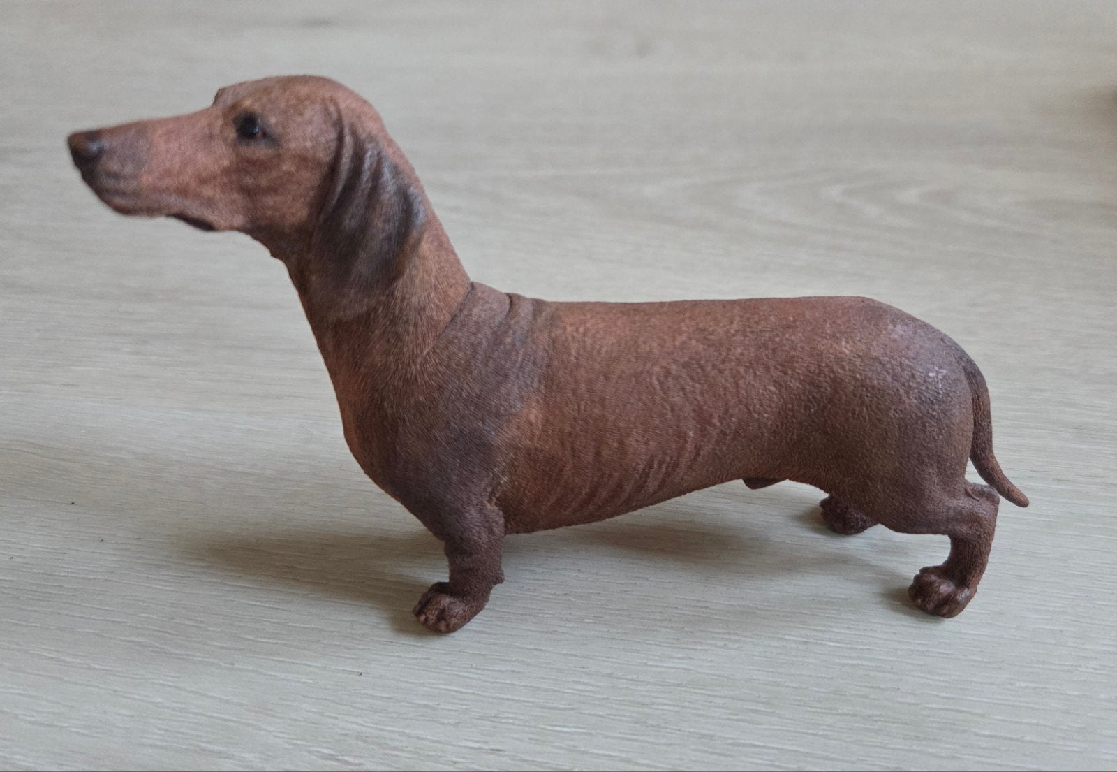 Teckel beeldje - Bruin, Ophalen of Verzenden, Zo goed als nieuw, Hond of Kat, Beeldje of Figuurtje