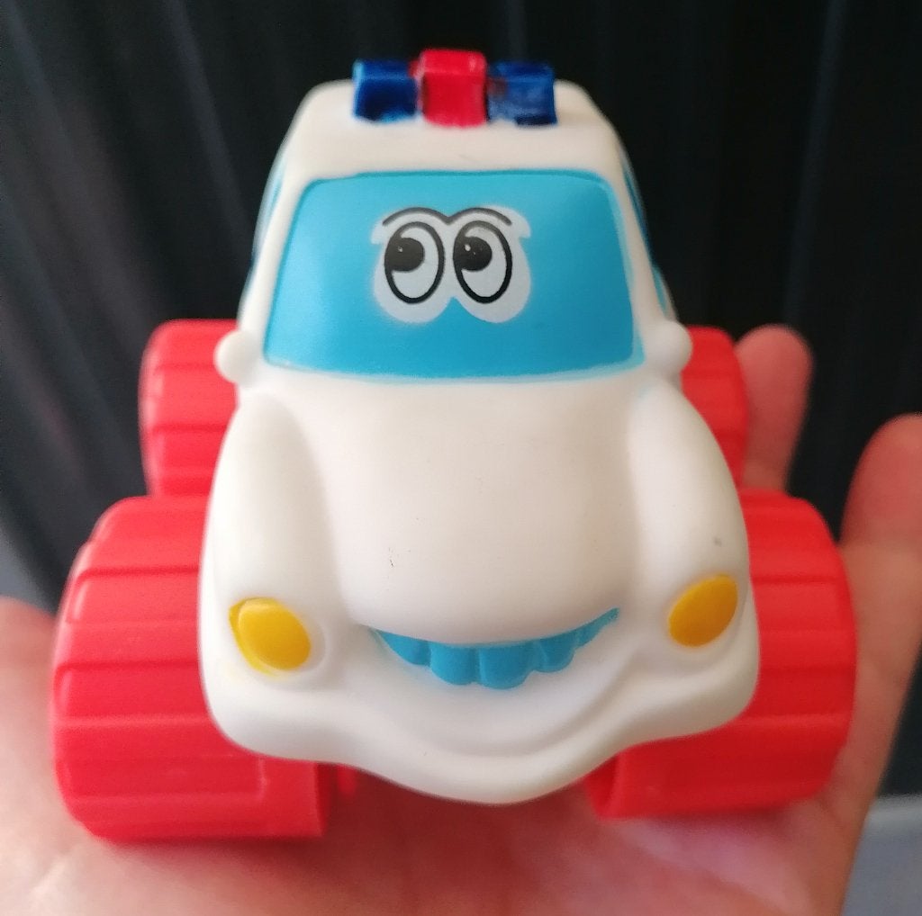 Baby politie auto met grote wielen, Ophalen of Verzenden, Zo goed als nieuw