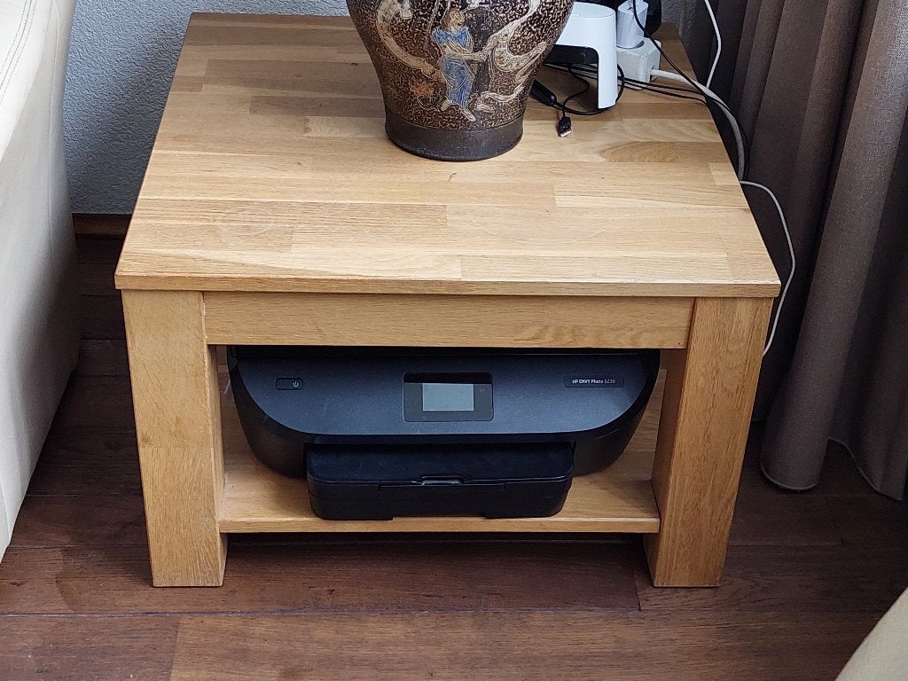 bijzettafeltje, Huis en Inrichting, Ophalen, Minder dan 45 cm, Strak modern, Vierkant