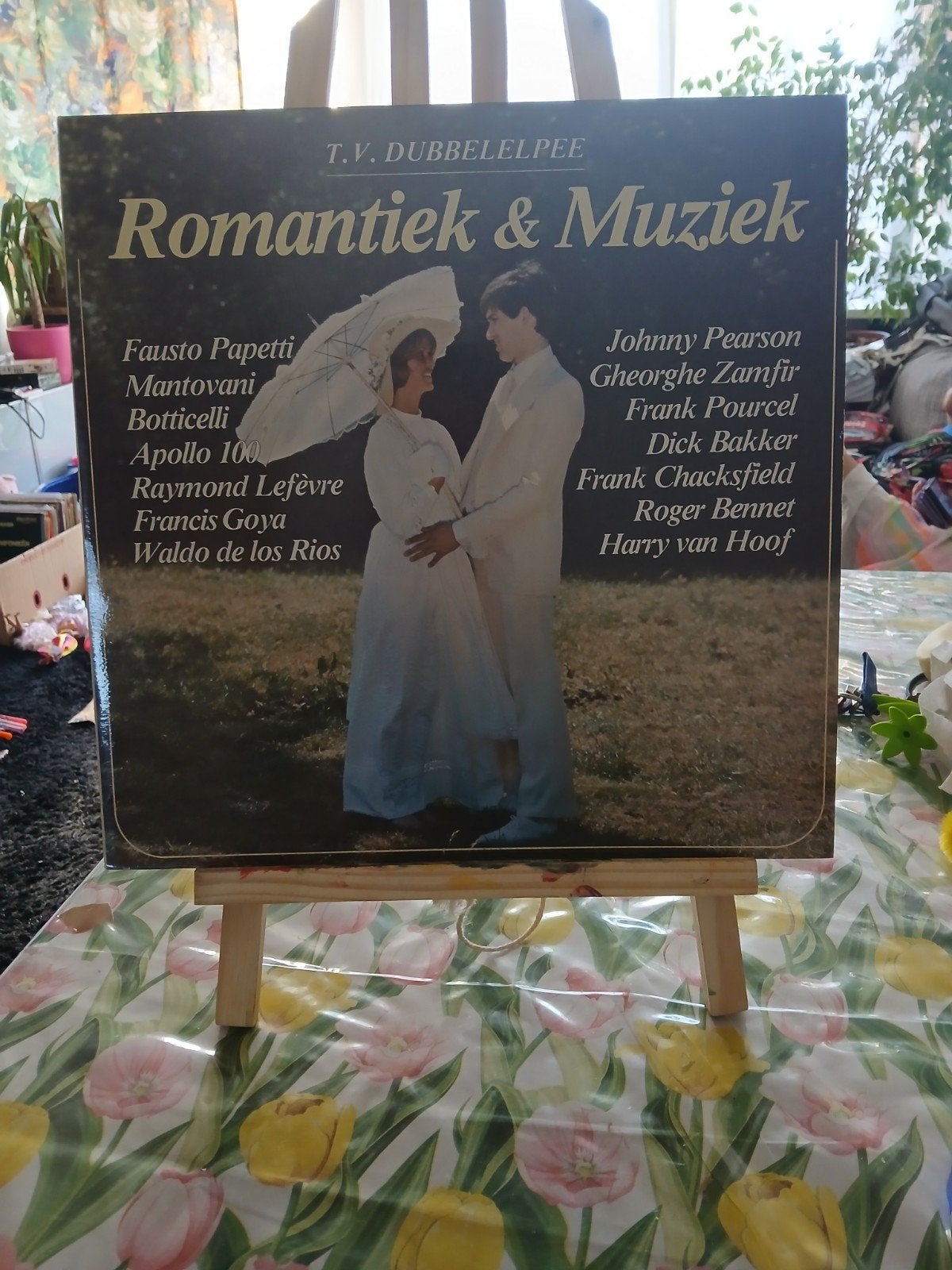 T.V. Dubbelelpee Romantiek & Muziek 2 LP, Gebruikt, Complilatie, Ophalen of Verzenden, 12 inch