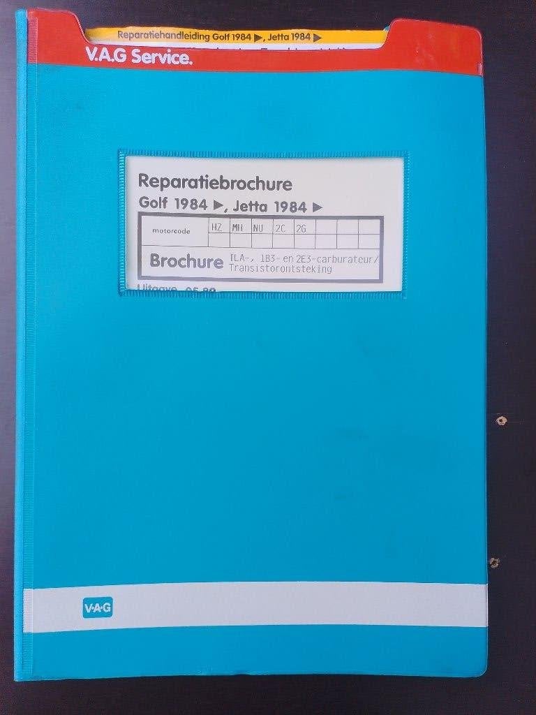 Vw Golf 2 1.3 dealer werkplaatsboek TLA 1B3 2E3 carburateur, Verzenden, Gelezen, Volkswagen