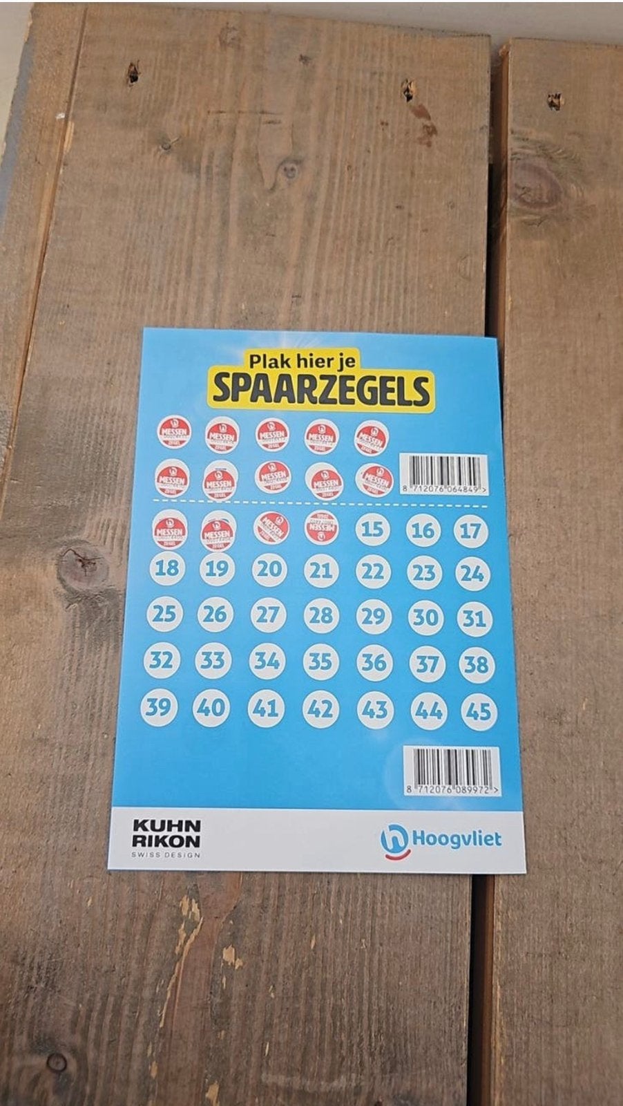 Gezocht : messen zegels hoogvliet, Ophalen, Winkel, Super of Benzinepomp, Volle spaarkaart