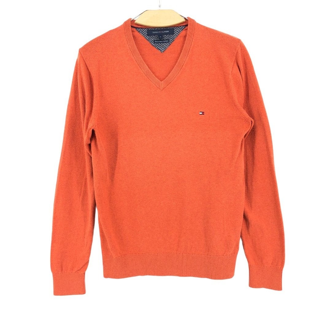 Tommy Hilfiger Trui Maat L, Kleding | Heren, Maat 52/54 (L), Tommy Hilfiger, Oranje, Ophalen of Verzenden