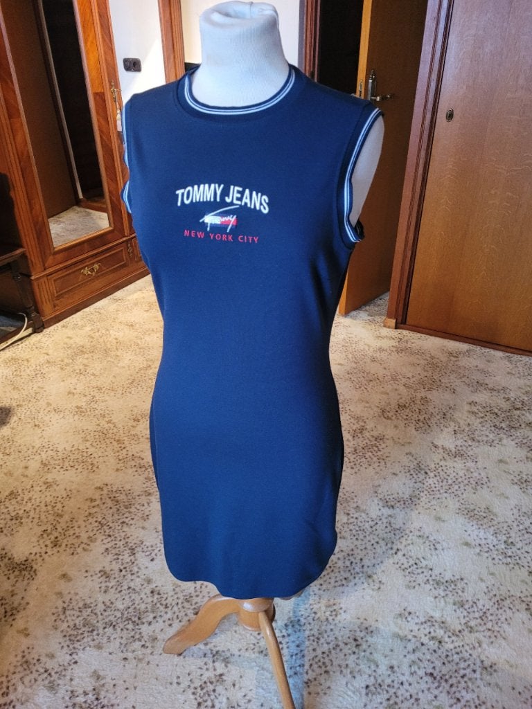 Tommy Jeans jurk blauw - Maat M, Maat 38/40 (M), Blauw, Ophalen of Verzenden, Zo goed als nieuw