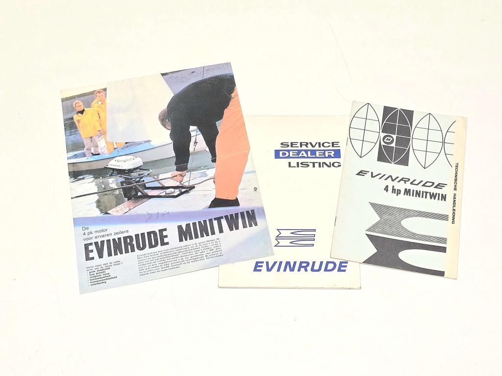 Originele EVINRUDE 1970 documentatie handleiding folder e.a., Niet ingevuld, Niet ingevuld, Ophalen of Verzenden, Zo goed als nieuw
