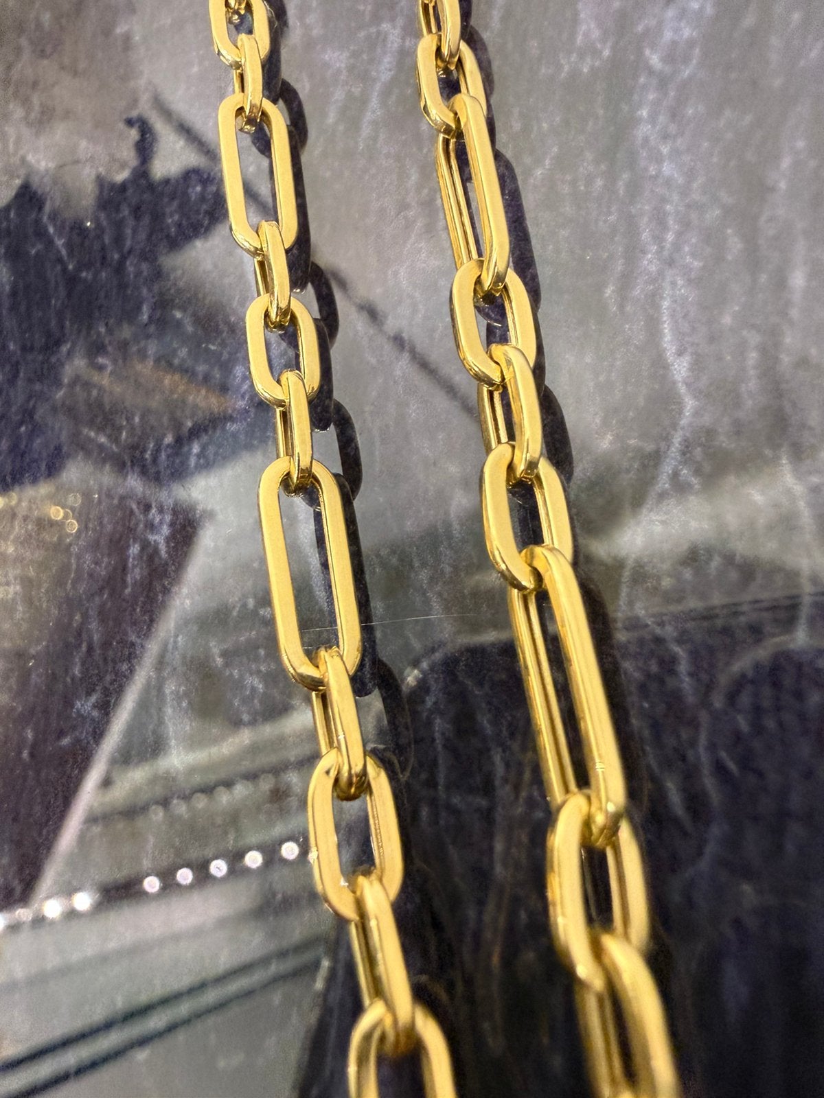 Prachtige 14 karaats gouden anker ketting 55 cm 4.5 mm, Sieraden, Tassen en Uiterlijk, Kettingen, Ophalen of Verzenden, Nieuw