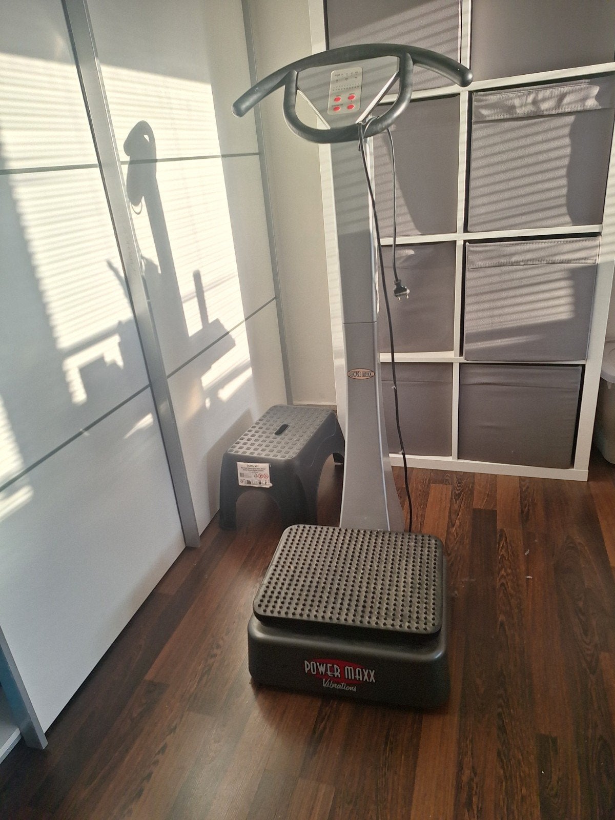 Power Maxx Vibrations Trilplaat - Zo goed als nieuw, Sport en Fitness, Ophalen