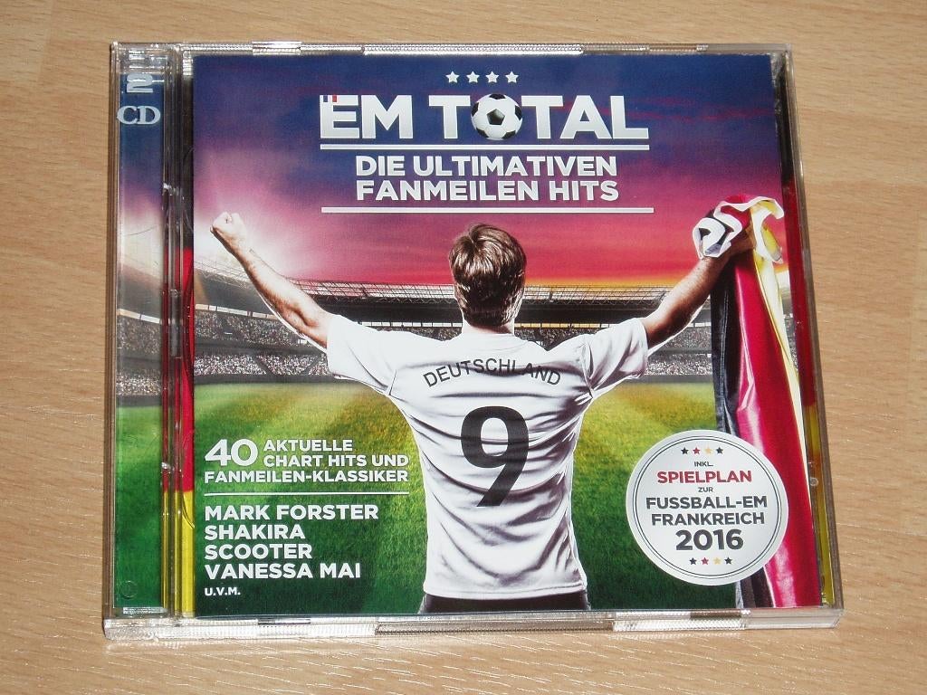 2 CD EK 2016 voetbal , Die Toten Hosen Bob Sinclair Scooter, Verzenden, Gebruikt