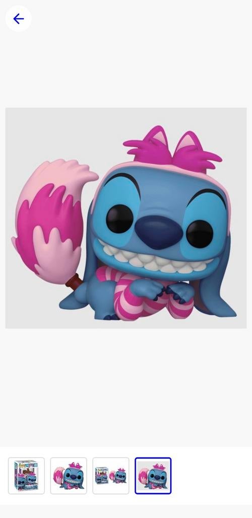 Funko Pop Stitch als Cheshire Cat zonder doos, Ophalen of Verzenden