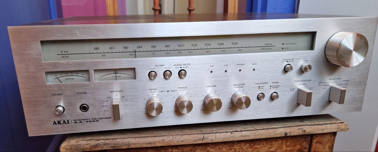 AKAI AA-1050 receiver, Audio, Tv en Foto, Ophalen, Minder dan 60 watt, Overige merken