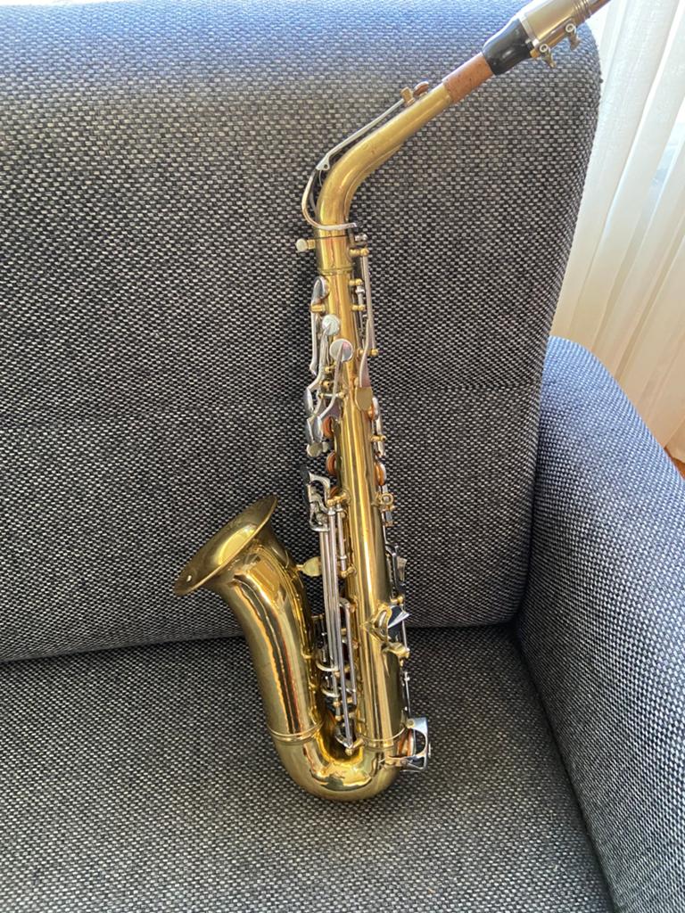 Melody Maker foreign saxofoon, Muziek en Instrumenten, Ophalen of Verzenden, Gebruikt, Alt