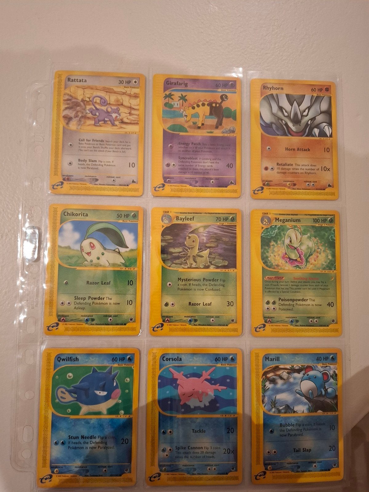 Pokémon Kaarten Collectie - 9 Diverse Kaarten, Ophalen of Verzenden, Gebruikt, Meerdere kaarten