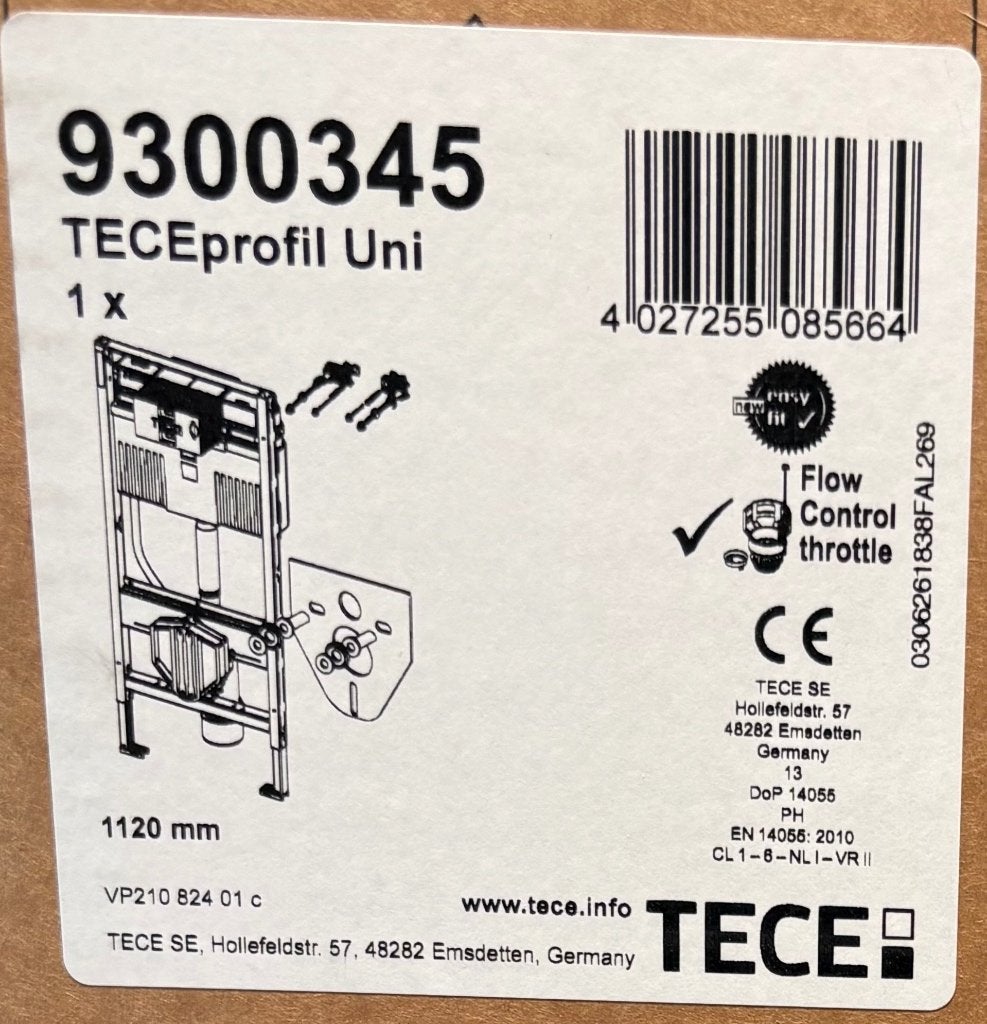 toilet inbouwreservoir TECEprofil Uni (nieuw), Doe-het-zelf en Verbouw, Sanitair, Ophalen, Nieuw, Toilet