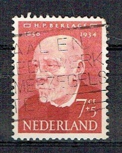 Nederland 1954 nr. 643 H.P. Berlage Architect GEST3, Verzenden, Gestempeld, Overige thema's