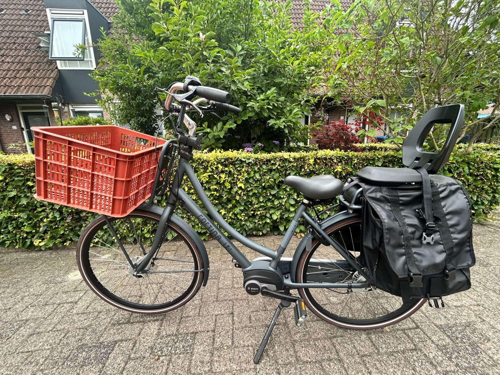 Cortina E-U4 Transport Family MM| Bosch middenmotor /472 km, Ophalen, Zo goed als nieuw, Cortina