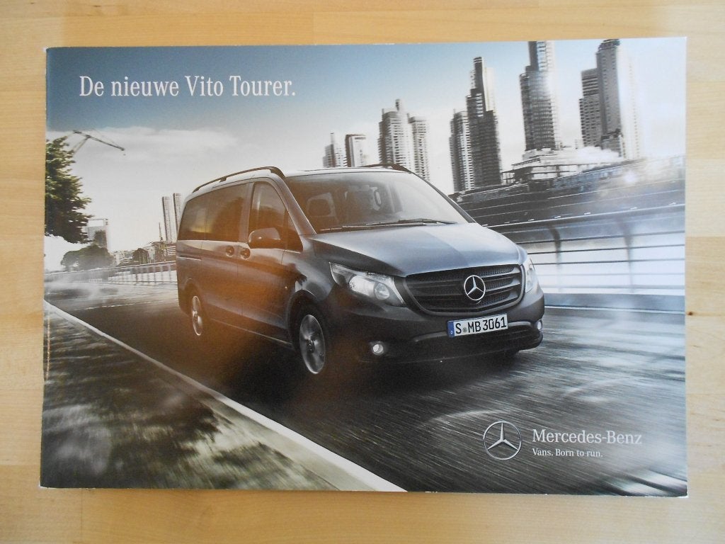Mercedes Vito Tourer Brochure 2014, Zo goed als nieuw, Mercedes-Benz, Mercedes, Ophalen of Verzenden