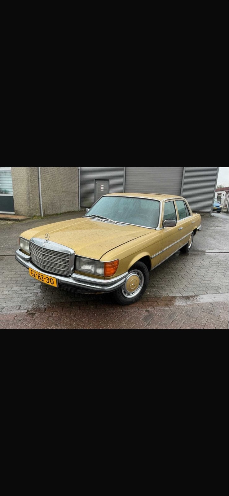 Mercedes-Benz 450 SEL (W116) 1976 v8 Project met Potentie!, Auto's, Automaat, 8 cilinders, 4520 cc, Beige