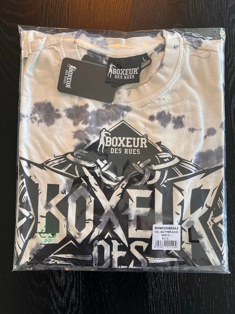 Boxeur Des Rues T-shirt - Nieuw met labels, Kleding | Heren, Ophalen of Verzenden, Nieuw, Maat 52/54 (L), Wit